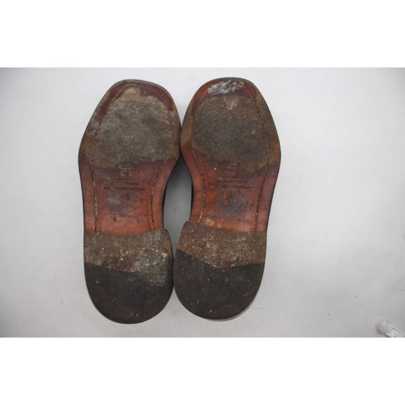 Belvedere Florence Brown Leather Handmade Men's Size 9.5 Shoes Ostrich Leg Skin - Picture 9 of 12